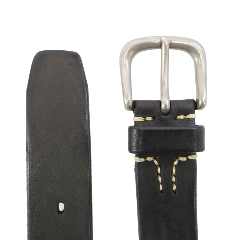 The REAL McCOY'S ザリアルマッコイズ JOE Mc COY ジョーマッコイ BEND LEATHER BELT ベンズ レザー ベルト ブラック ブラック系 30【中古】
