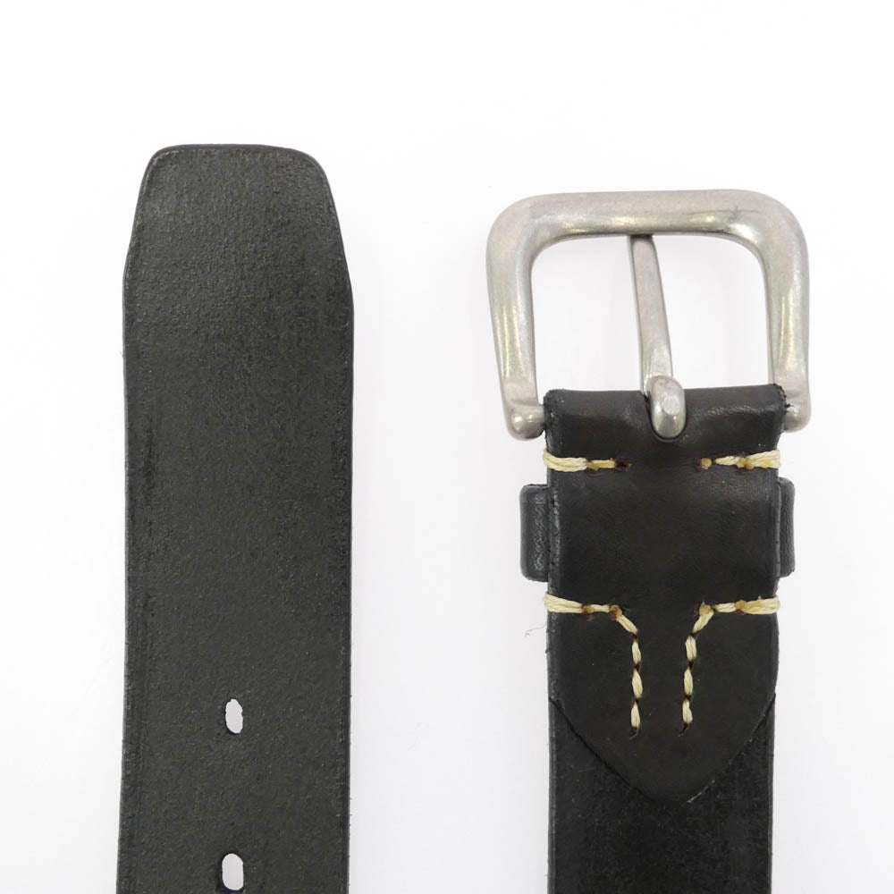 The REAL McCOY'S ザリアルマッコイズ JOE Mc COY ジョーマッコイ BEND LEATHER BELT ベンズ レザー ベルト ブラック ブラック系 30【中古】