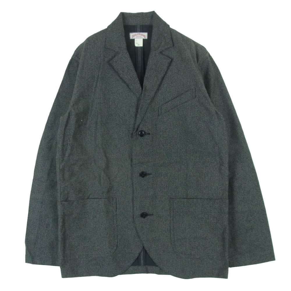 The REAL McCOY'S ザリアルマッコイズ THE DOUBLE DIAMOND ザダブルダイアモンド 3B テーラード ジャケット グレー系 38【中古】