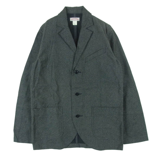 The REAL McCOY'S ザリアルマッコイズ THE DOUBLE DIAMOND ザダブルダイアモンド 3B テーラード ジャケット グレー系 38【中古】