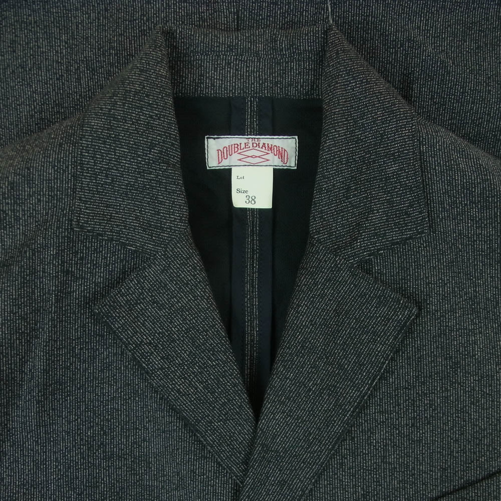 The REAL McCOY'S ザリアルマッコイズ THE DOUBLE DIAMOND ザダブルダイアモンド 3B テーラード ジャケット グレー系 38【中古】