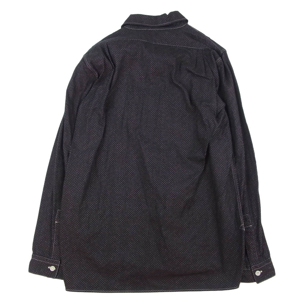 ミスターフリーダム SC25951 6oz.INDIGO STRIPE RENO SHIRTS プルオーバー 長袖 シャツ ダークネイビー系 15 1/2【中古】