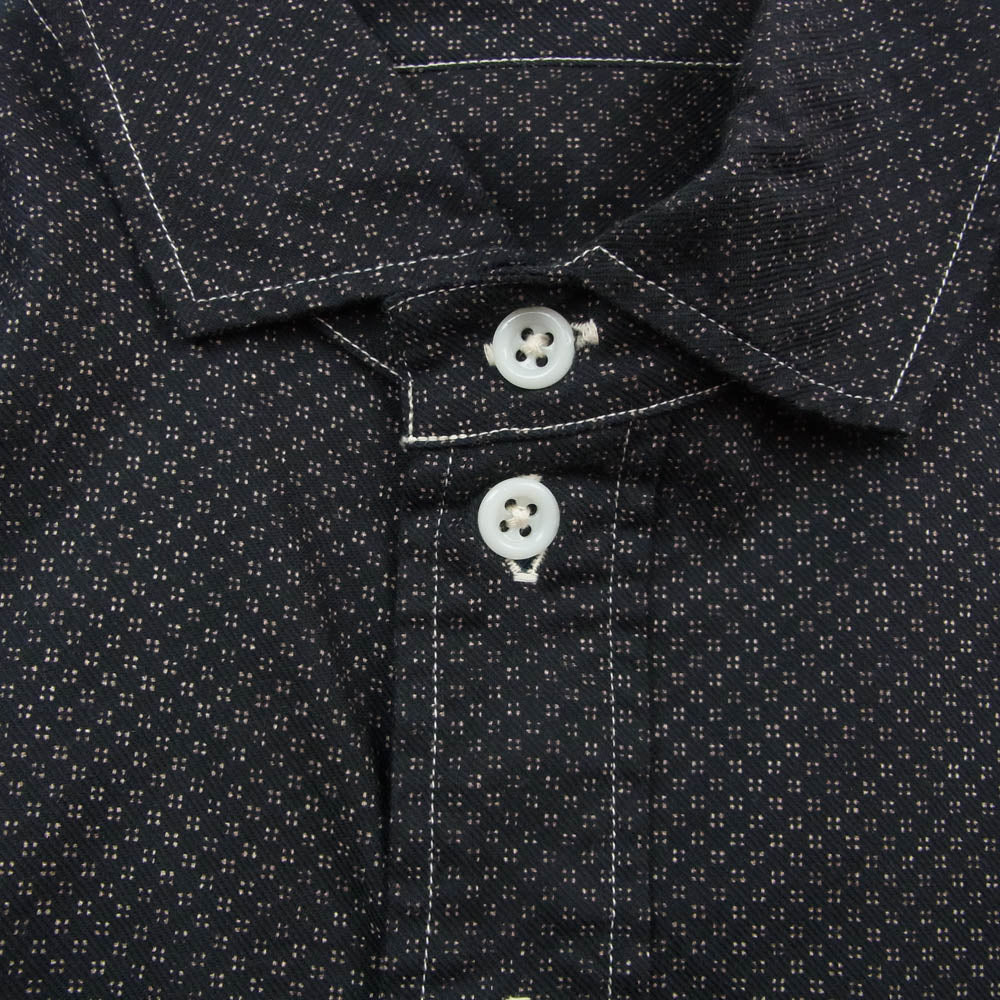 ミスターフリーダム SC25951 6oz.INDIGO STRIPE RENO SHIRTS プルオーバー 長袖 シャツ ダークネイビー系 15 1/2【中古】