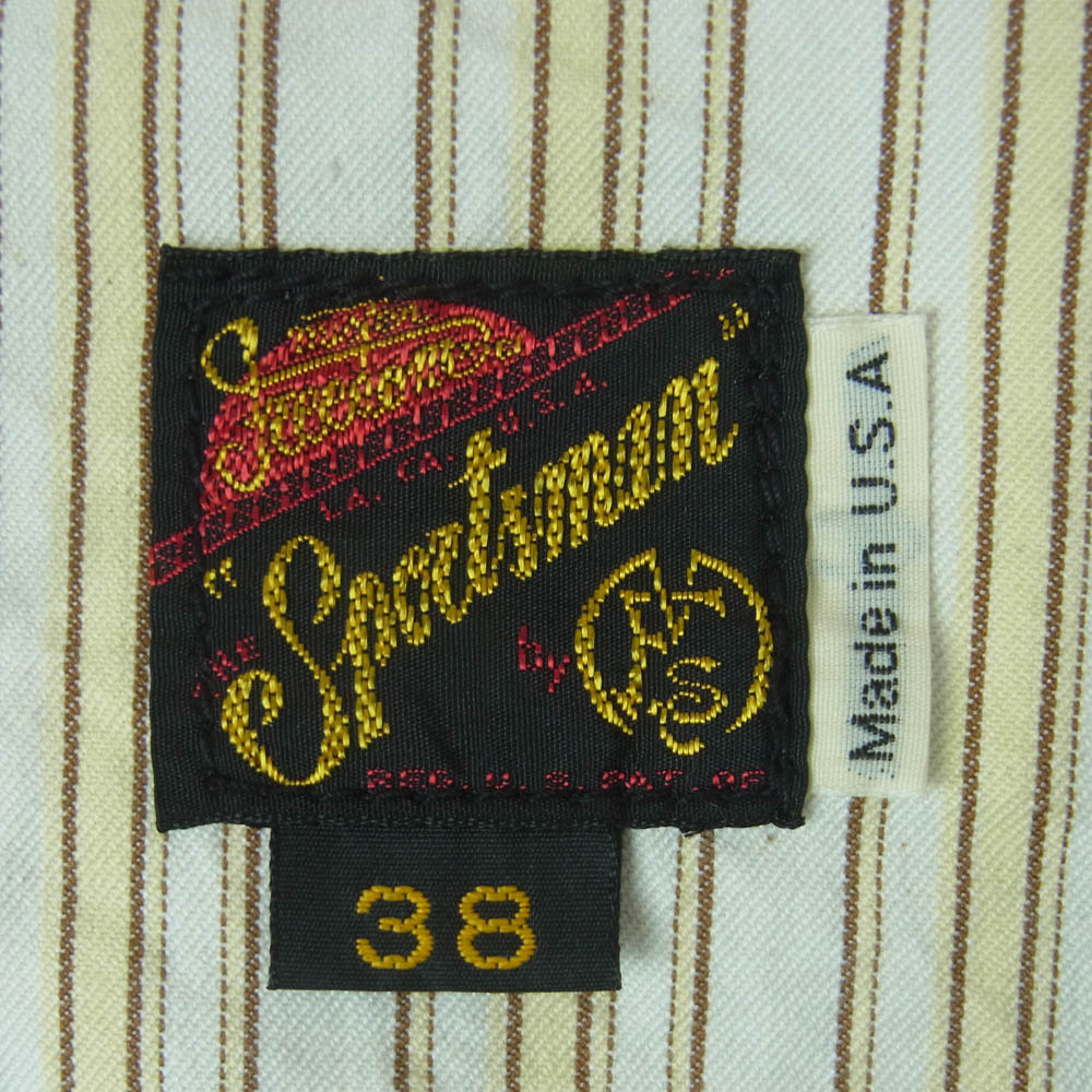 SUGAR CANE シュガーケーン SC13601 MISTER FREEDOM USA製 NOS PLAYER DENIM CONTINENTAL BLAZER ミスターフリーダム デニム ジャケット インディゴブルー系 38【中古】