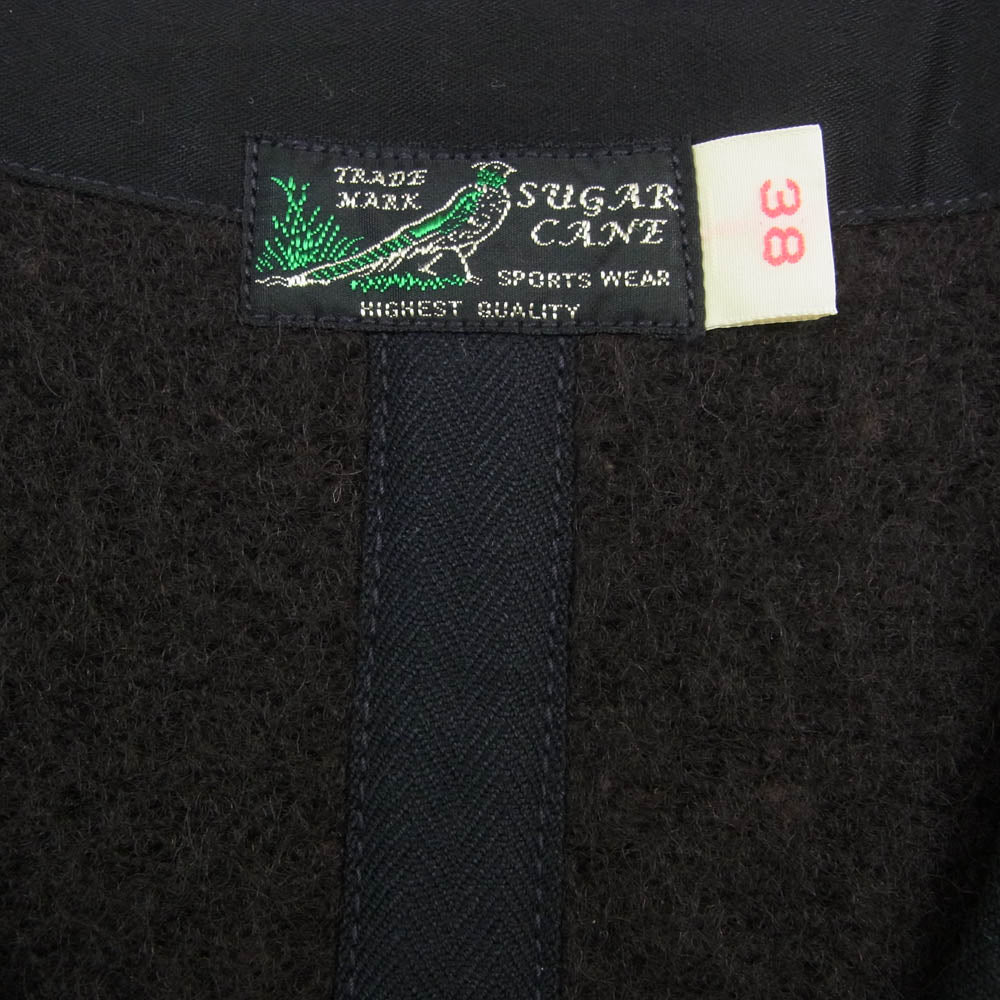 SUGAR CANE シュガーケーン SC13136 BEACH CLOTH VEST ビーチ クロス ベスト ダークネイビー系 M【中古】