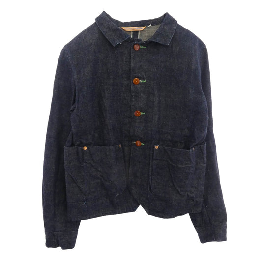 ミスターフリーダム SACO LOCOMOTORA El Loco サコ ロコモトラ デニム ジャケット インディゴブルー系 38【中古】