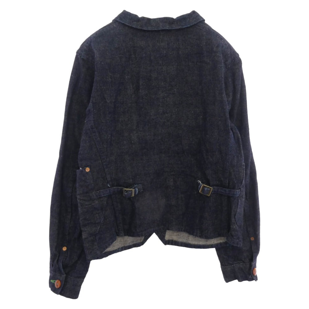 ミスターフリーダム SACO LOCOMOTORA El Loco サコ ロコモトラ デニム ジャケット インディゴブルー系 38【中古】