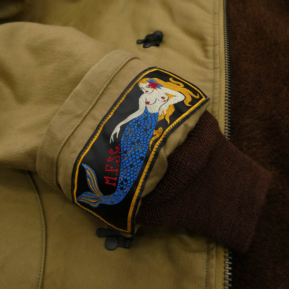 ミスターフリーダム SC13183 N-1H DECK JACKET MODI FIED デッキ ジャケット カーキ系 38【中古】