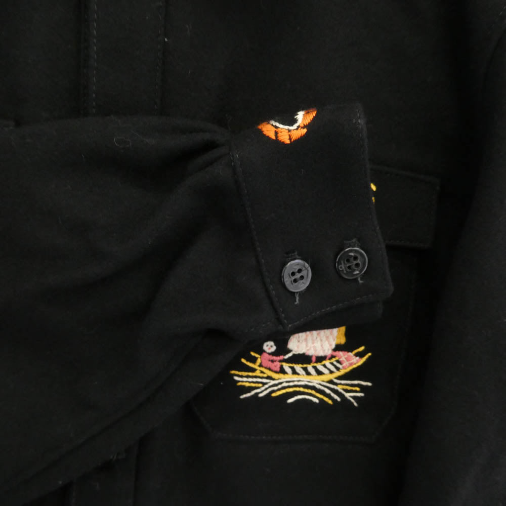 The REAL McCOY'S ザリアルマッコイズ MJ16115 U.S.NAVY SOUVENIR JACKET スーベニア ジャケット ブラック系 M 38【美品】【中古】