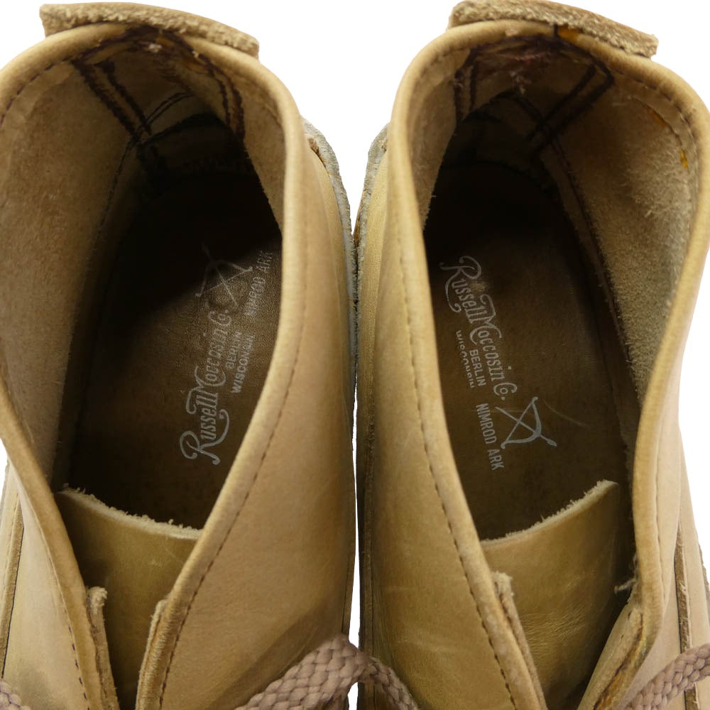 RUSSELL MOCCASIN ラッセルモカシン 6921 SPORTING CLAYS CHUKKA BOOTS スポーティング クレイ チャッカ ヌバックレザー ブーツ 6.5【中古】