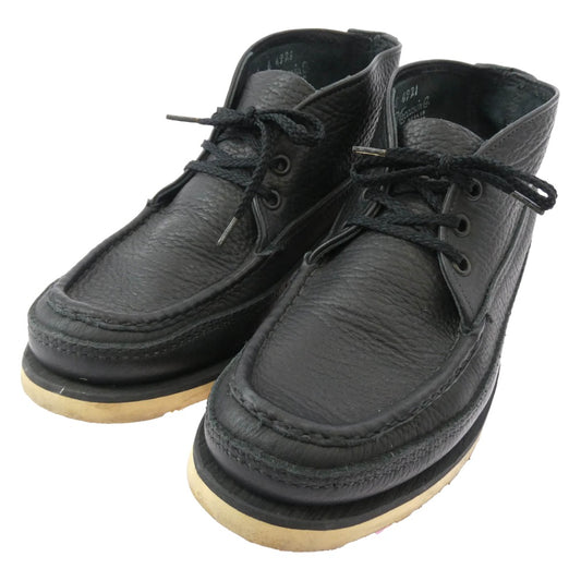 RUSSELL MOCCASIN ラッセルモカシン 6921 SPORTING CLAYS CHUKKA BOOTS スポーティング クレイ チャッカ レザー ブーツ ブラック系 6E【中古】