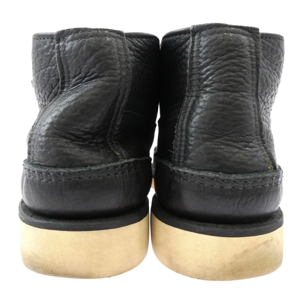 RUSSELL MOCCASIN ラッセルモカシン 6921 SPORTING CLAYS CHUKKA BOOTS スポーティング クレイ チャッカ レザー ブーツ ブラック系 6E【中古】