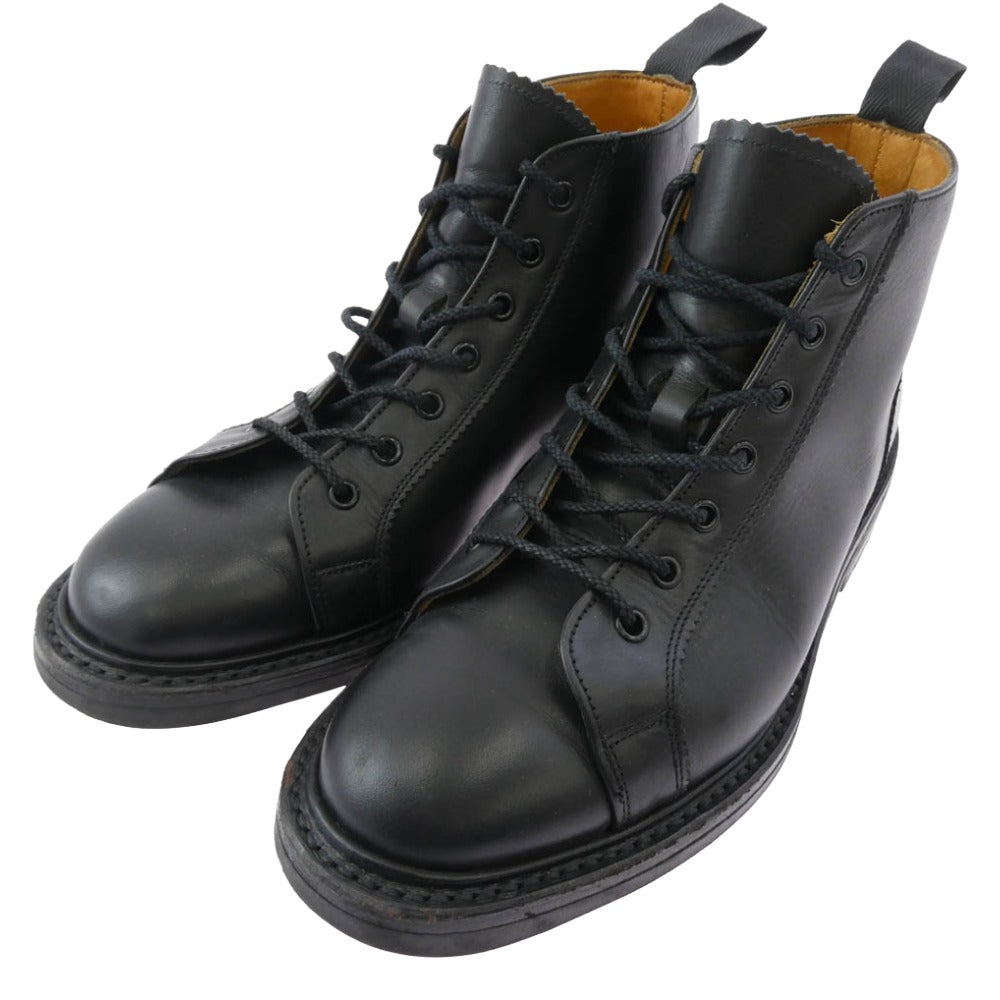 Tricker's トリッカーズ M6077 MONKEY BOOTS モンキー ブーツ ブラック系 6.5【中古】