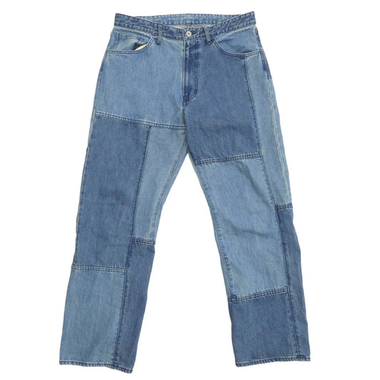 BEAMS ビームス 11-21-1435-803 クレイジー 5ポケット デニム パンツ インディゴブルー系 L【中古】