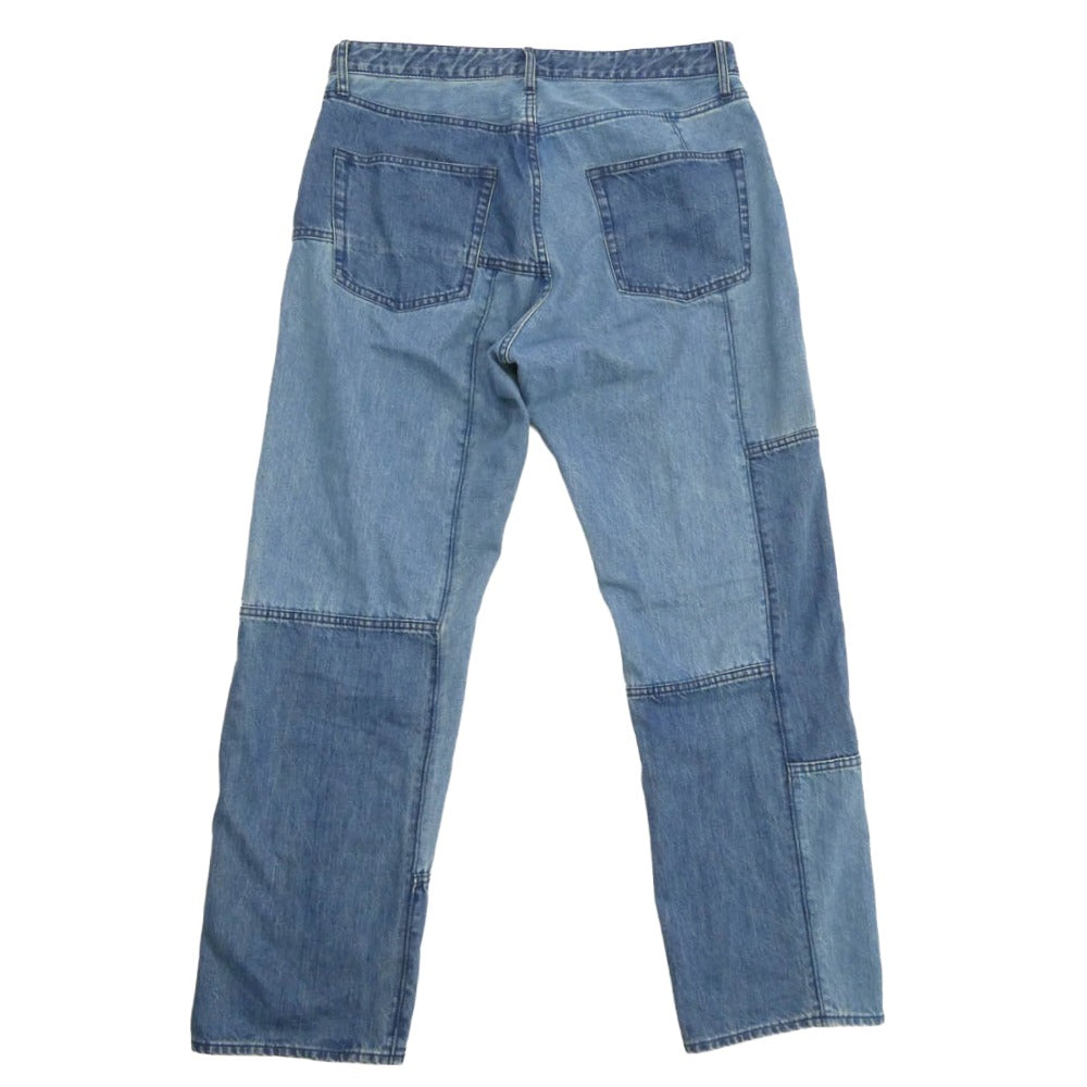 BEAMS ビームス 11-21-1435-803 クレイジー 5ポケット デニム パンツ インディゴブルー系 L【中古】