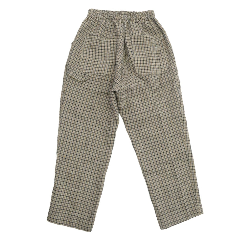 エイチユニット Wool check work easy pants ウール チェック ワーク イージー パンツ マルチカラー系 2【中古】