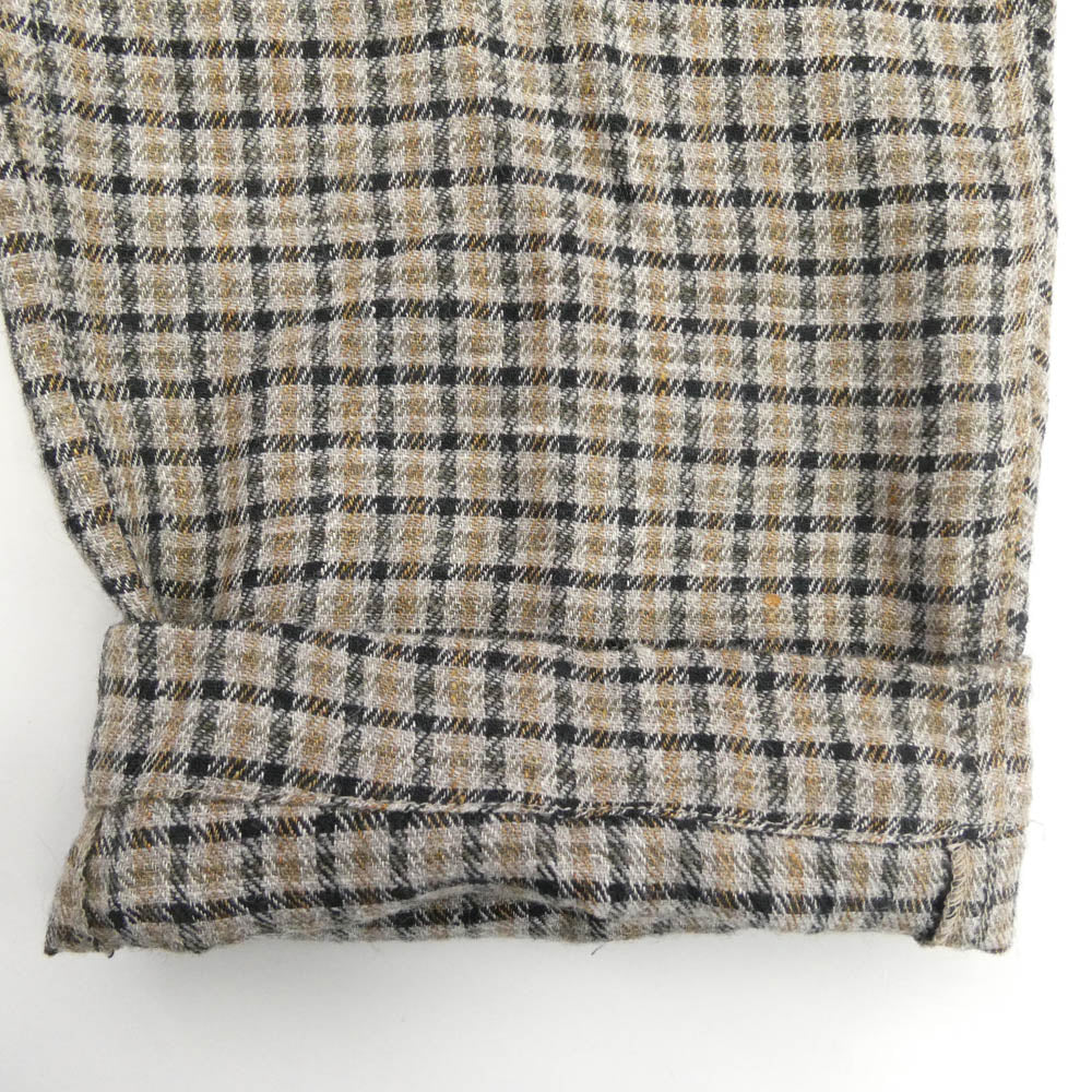 エイチユニット Wool check work easy pants ウール チェック ワーク イージー パンツ マルチカラー系 2【中古】