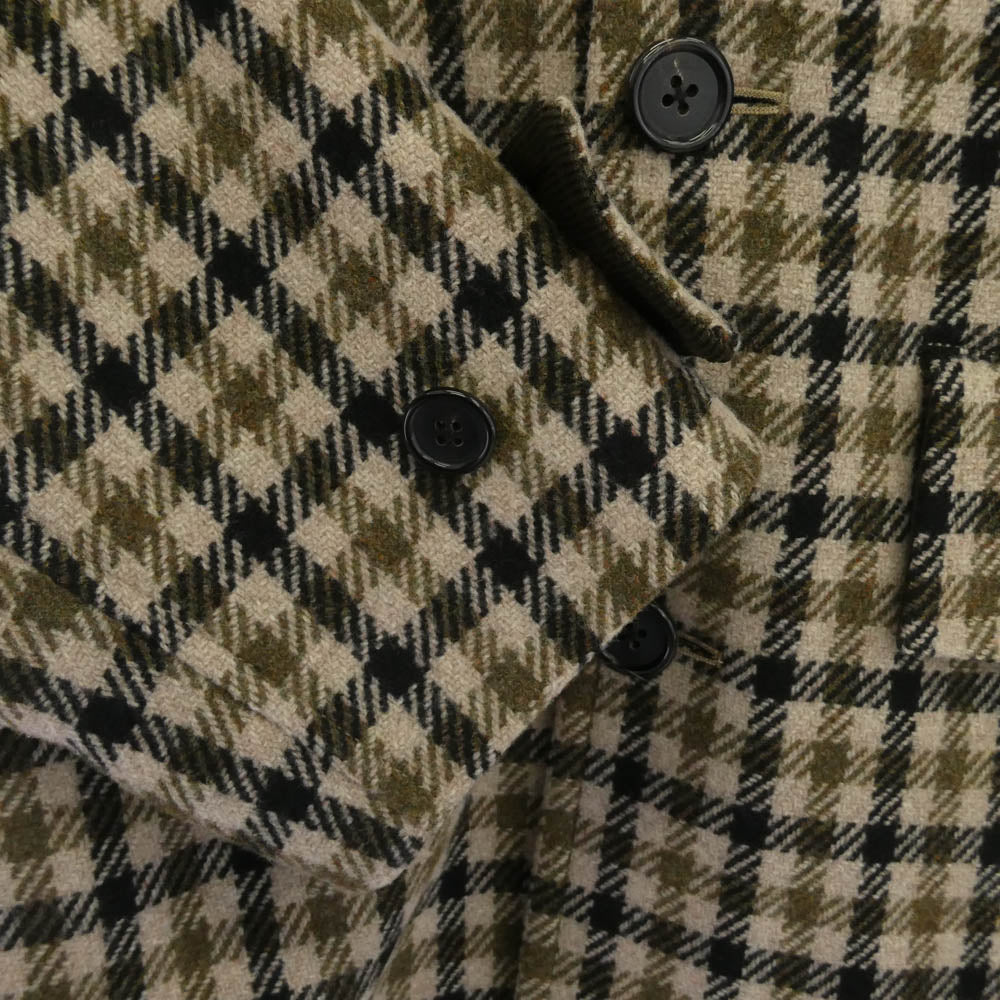Paul Smith ポール・スミス 23SS 232113 ガンクラブチェック ブルゾン ジャケット ブラウン系 ベージュ系 L【中古】