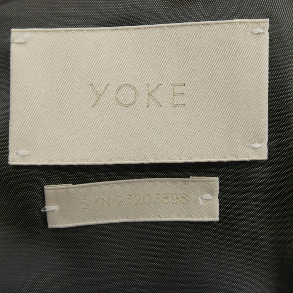 YOKE ヨーク 23AW YK23FW0515C DOUBLE BREASTED HALF COAT ダブル ブレステッド ハーフ コート ブラウン系 3【中古】