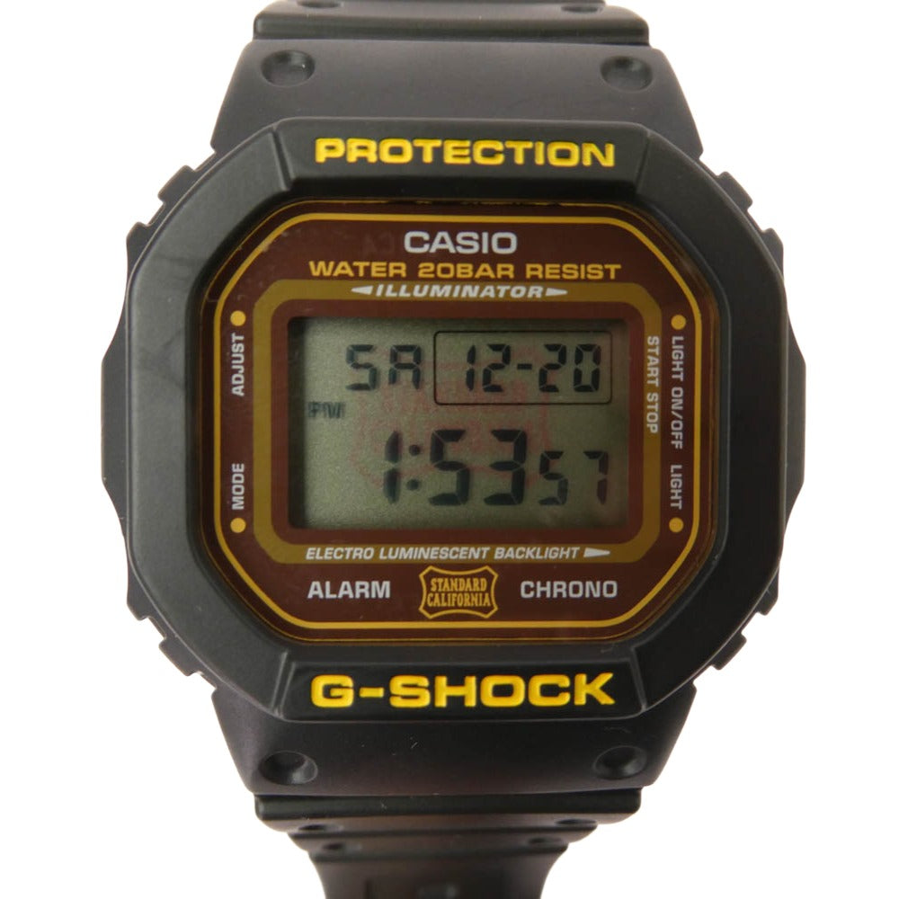 G-SHOCK ジーショック DW-5600VT STANDARD CALIFORNIA スタンダードカリフォルニア 15周年記念モデル 時計 ウォッチ ブラック系【中古】