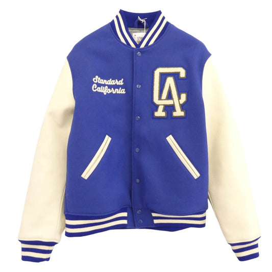STANDARD CALIFORNIA スタンダードカリフォルニア 21AW SD Varsity Jacket バーシティ スタジャン ジャケット ブルー系 XL【中古】