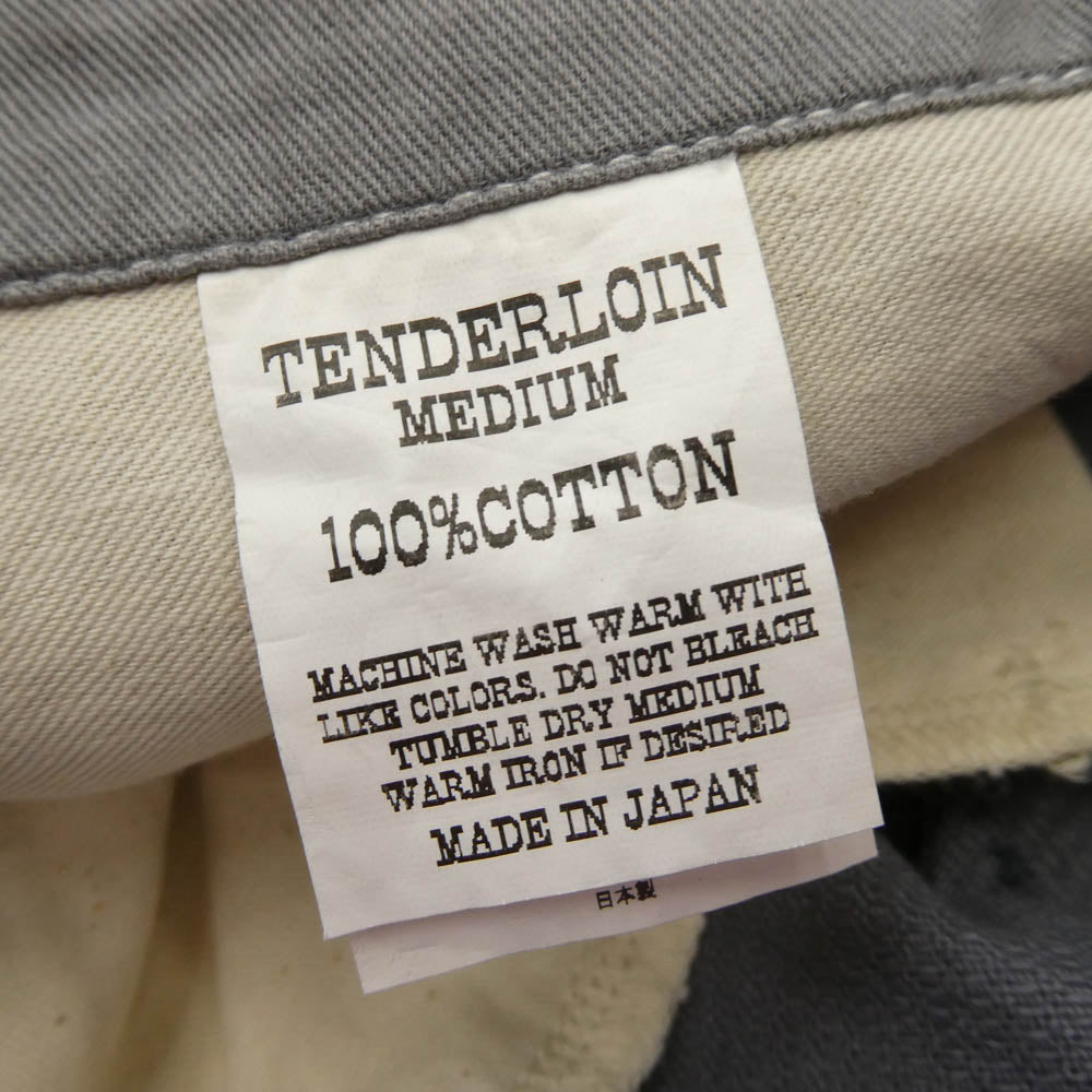 TENDERLOIN テンダーロイン T-BDP P LONG ピケ フリスコ ワークパンツ グレー M【中古】