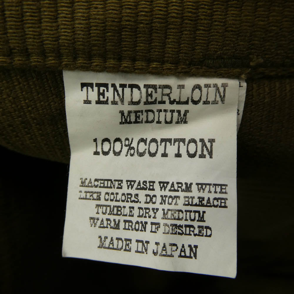 TENDERLOIN テンダーロイン T-ARMY PNT C コーデュロイ アーミーパンツ シェフパンツ M【美品】【中古】