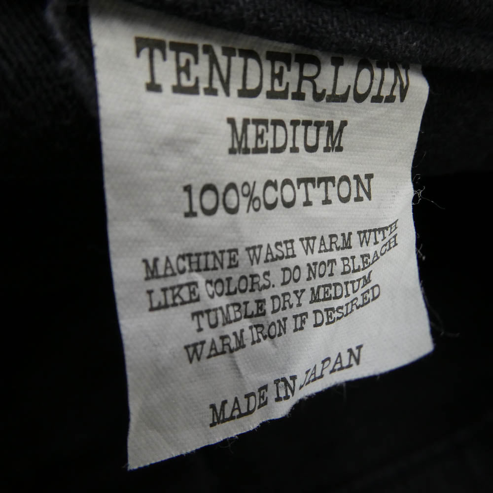 TENDERLOIN テンダーロイン T-20RG DURABLE PRESS コットン チノ ワークパンツ ダークグレー系 M【中古】