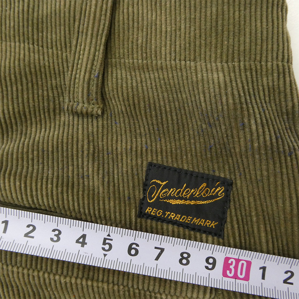 TENDERLOIN テンダーロイン T-BDP CORDUROY コーデュロイ パンツ カーキ カーキ系 M【中古】