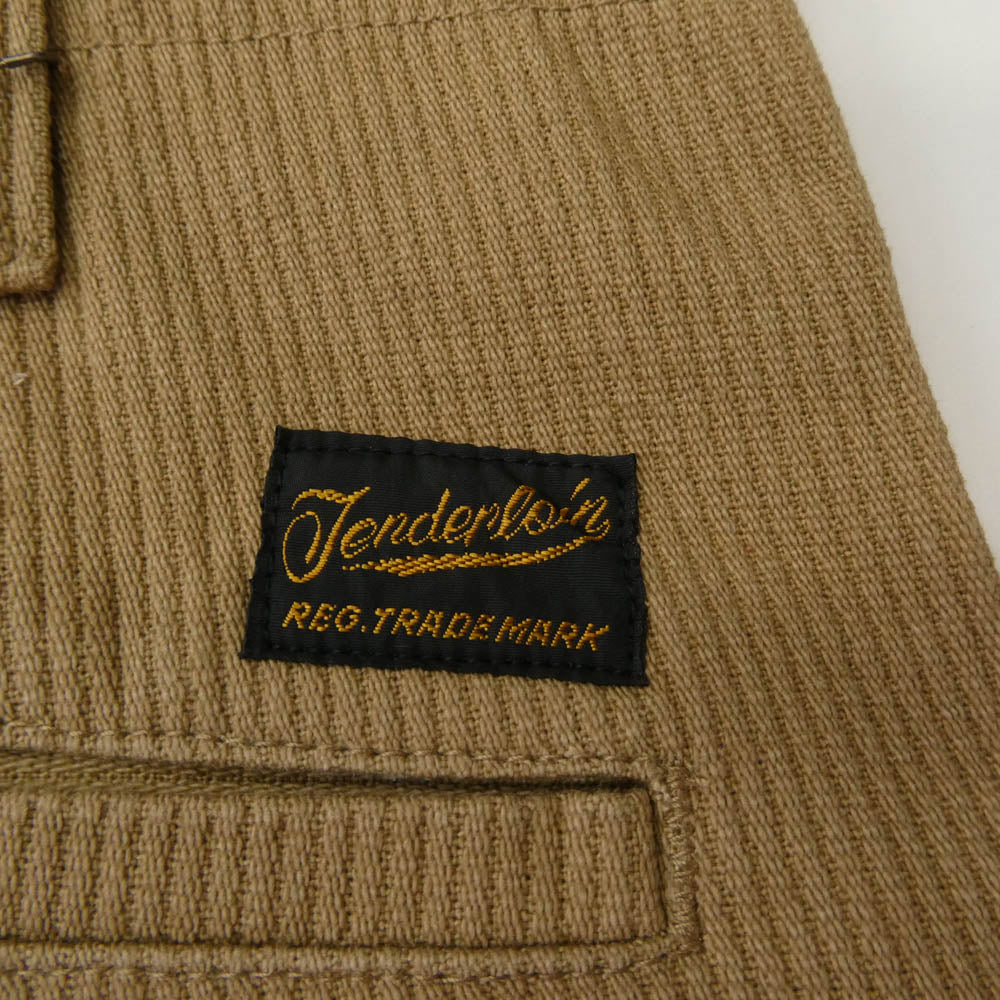 TENDERLOIN テンダーロイン T-BDP P LONG ピケ フリスコ ワークパンツ カーキ M【極上美品】【中古】