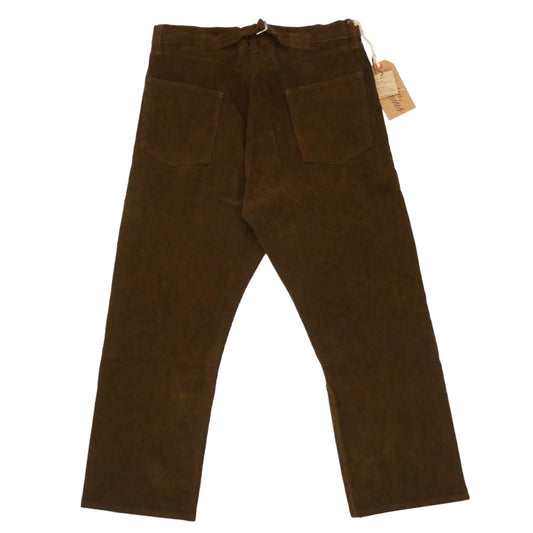 TENDERLOIN テンダーロイン T-RIDERS E CORDUROY シンチバック付き ライダース コーデュロイ パンツ ブラウン M【美品】【中古】