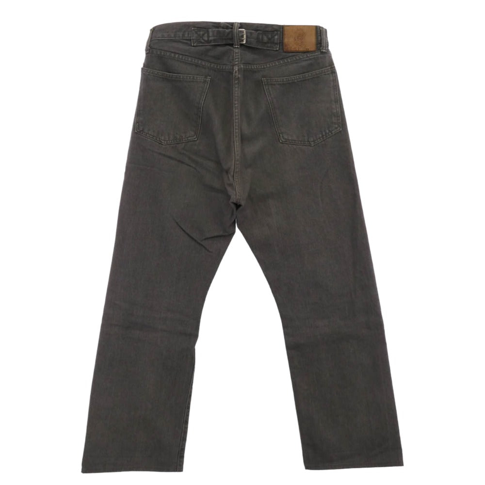 TENDERLOIN テンダーロイン T-RIDERS セルビッチ シンチバック ボタンフライ ブラック デニム パンツ ブラック系 32【中古】