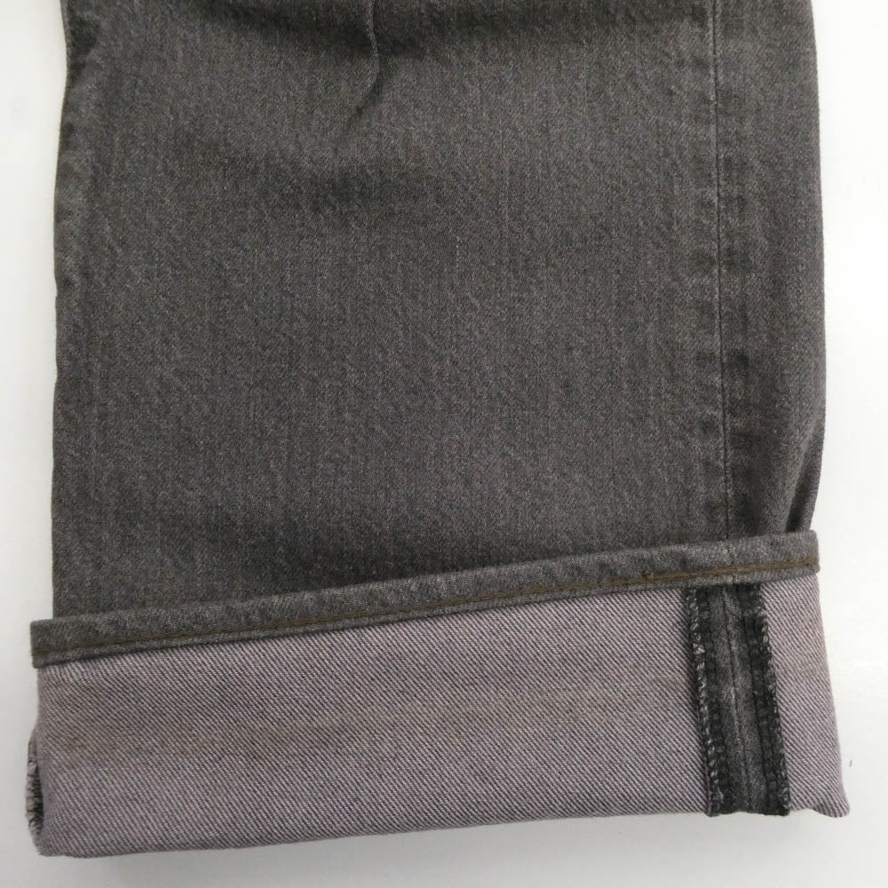 TENDERLOIN テンダーロイン T-RIDERS セルビッチ シンチバック ボタンフライ ブラック デニム パンツ ブラック系 32【中古】