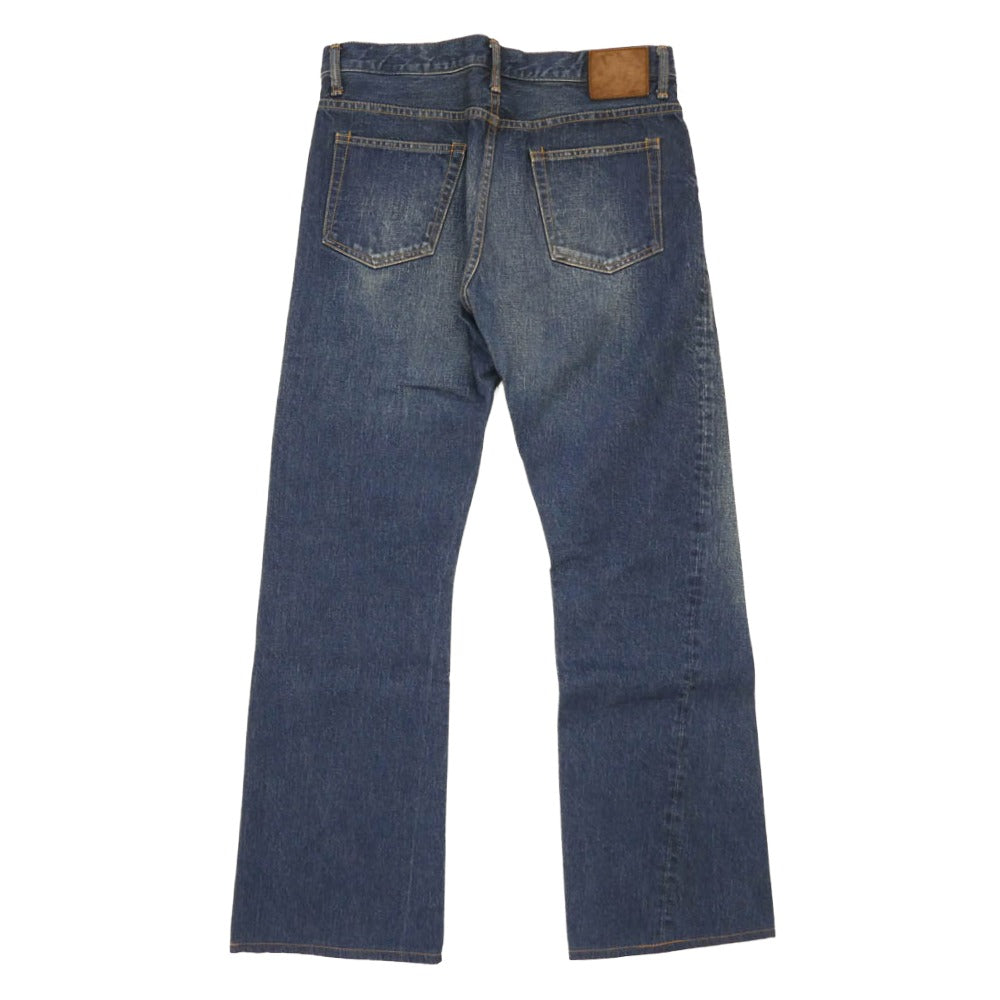 TENDERLOIN テンダーロイン T-RIDERS G ジッパーフライ ブーツカット セルビッチ デニム パンツ インディゴブルー系 32【中古】