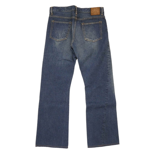 TENDERLOIN テンダーロイン T-RIDERS G ジッパーフライ ブーツカット セルビッチ デニム パンツ インディゴブルー系 32【中古】