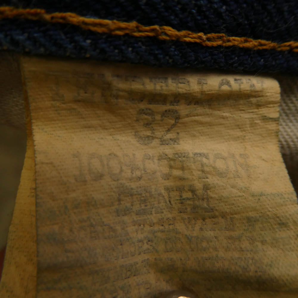 TENDERLOIN テンダーロイン T-RIDERS G ジッパーフライ ブーツカット セルビッチ デニム パンツ インディゴブルー系 32【中古】