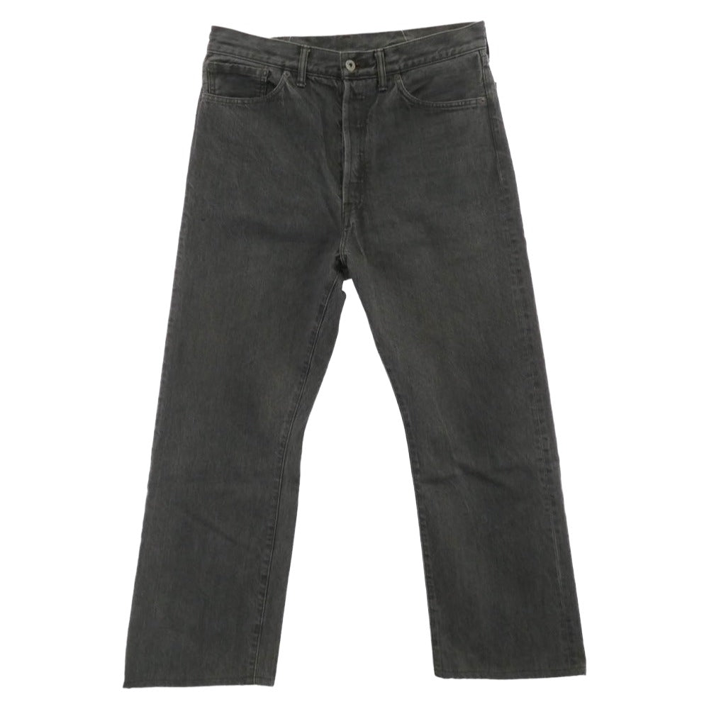 TENDERLOIN テンダーロイン T-RIDERS E シンチバック ボタンフライ ブラック デニム パンツ ブラック系 32【中古】