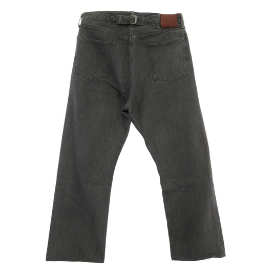 TENDERLOIN テンダーロイン T-RIDERS E シンチバック ボタンフライ ブラック デニム パンツ ブラック系 32【中古】