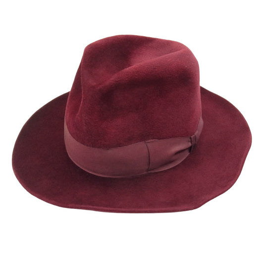 WACKO MARIA ワコマリア ×東京HAT ROCKERS ハットロッカーズ 中折れ ハット エンジ系【中古】