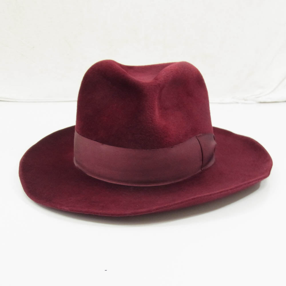 WACKO MARIA ワコマリア ×東京HAT ROCKERS ハットロッカーズ 中折れ ハット エンジ系【中古】