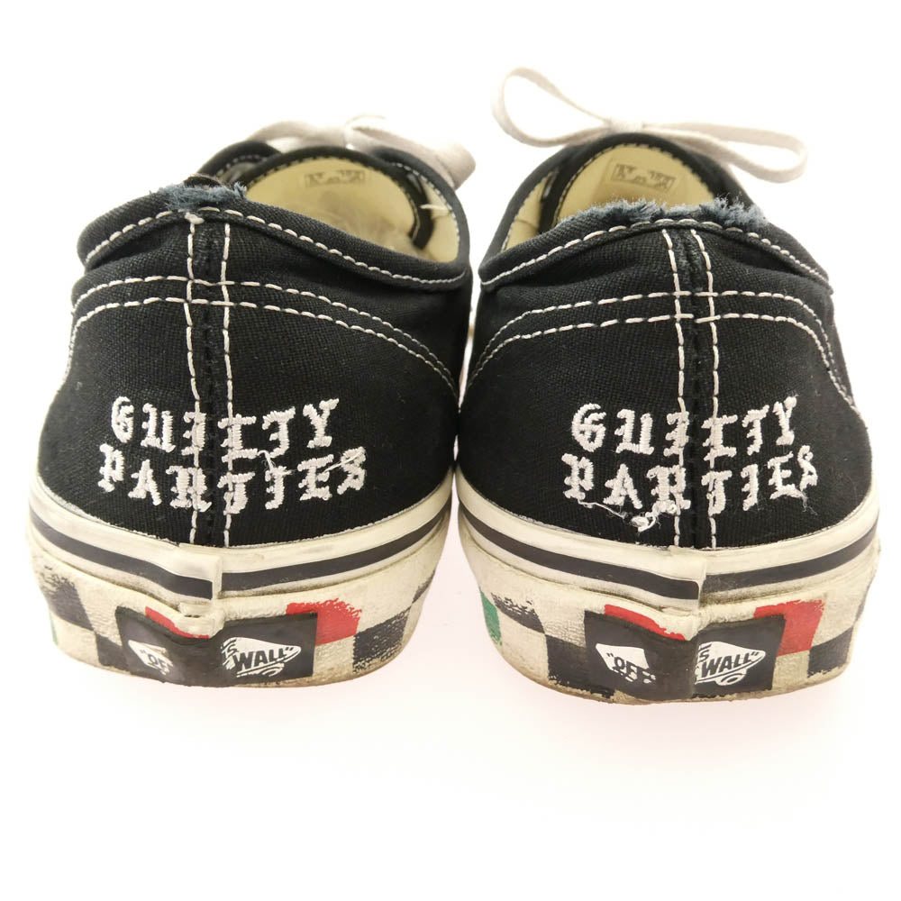 WACKO MARIA ワコマリア VANS-WM-SH06 × VANS ヴァンズ AUTHENTIC オーセンティック スニーカー ブラック系 26.5cm【中古】