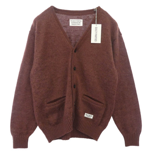 WACKO MARIA ワコマリア 23SS 23SS-WMK-KN06 MOHAIR CARDIGAN モヘア カーディガン ブラウン系 M【極上美品】【中古】