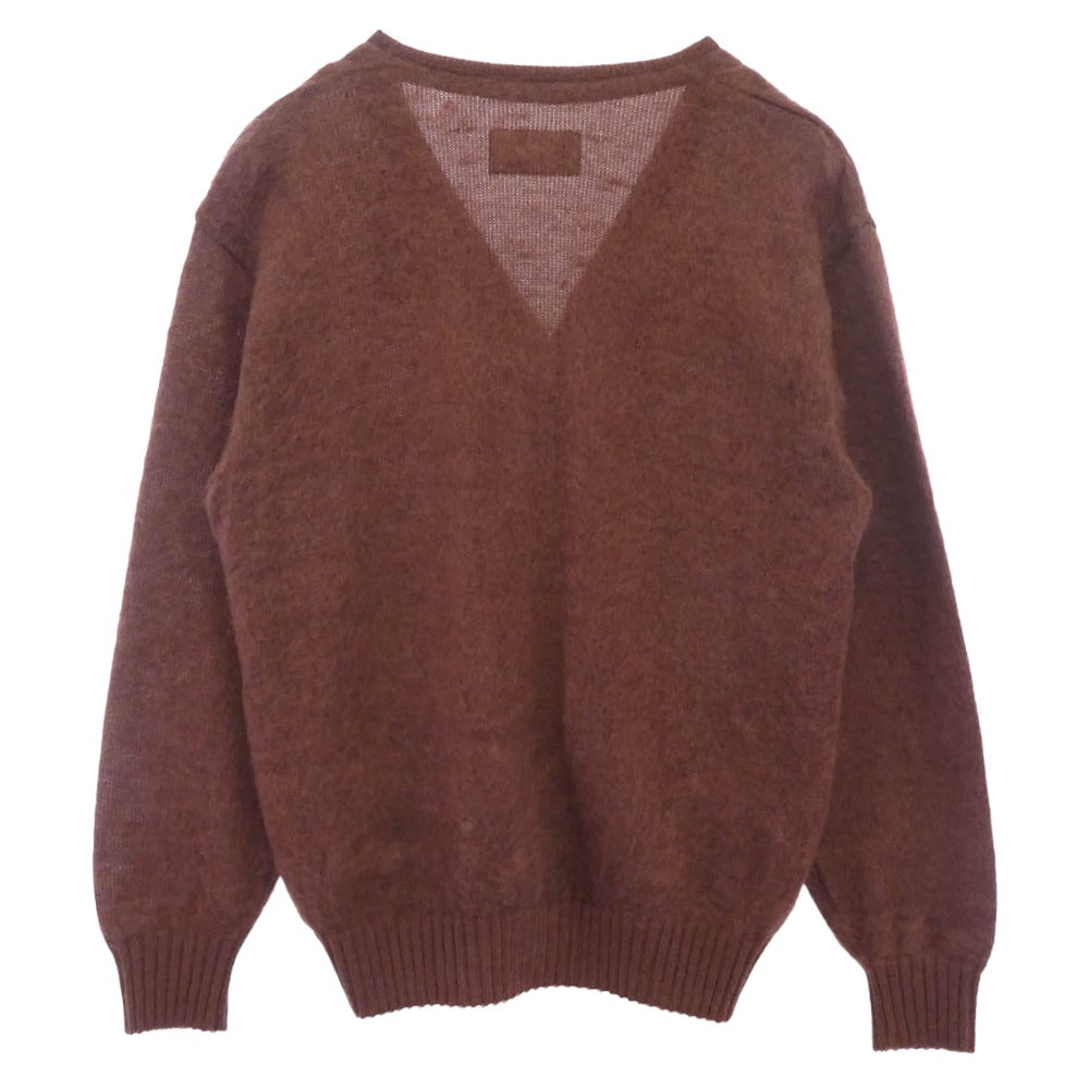 WACKO MARIA ワコマリア 23SS 23SS-WMK-KN06 MOHAIR CARDIGAN モヘア カーディガン ブラウン系 M【極上美品】【中古】