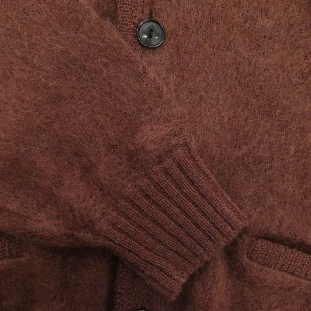 WACKO MARIA ワコマリア 23SS 23SS-WMK-KN06 MOHAIR CARDIGAN モヘア カーディガン ブラウン系 M【極上美品】【中古】