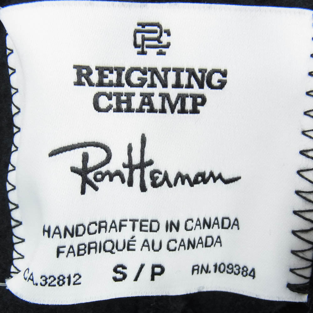 REIGNING CHAMP レイニングチャンプ RC-5076 裏ボア スウェットパンツ ブラック系 S【中古】