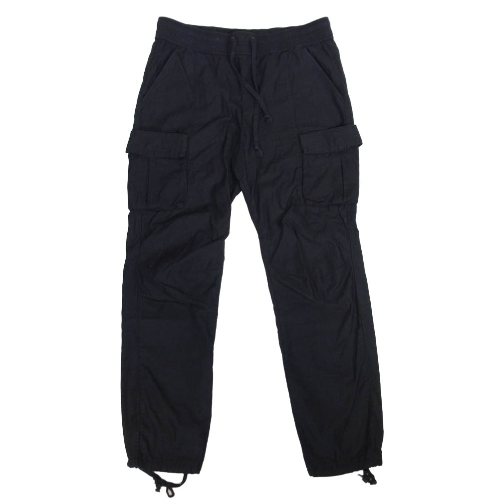 ジョンエリオット コットン カーゴ パンツ ブラック系 1【中古】
