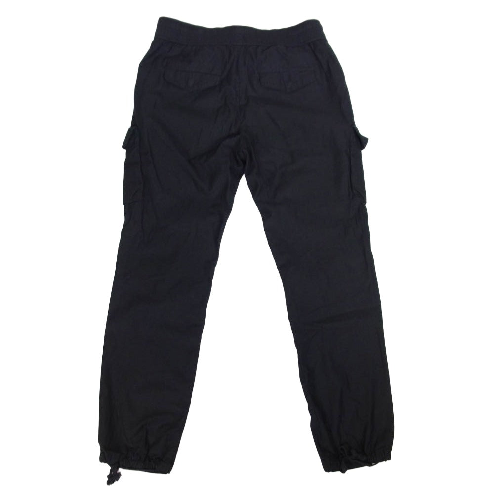 ジョンエリオット コットン カーゴ パンツ ブラック系 1【中古】