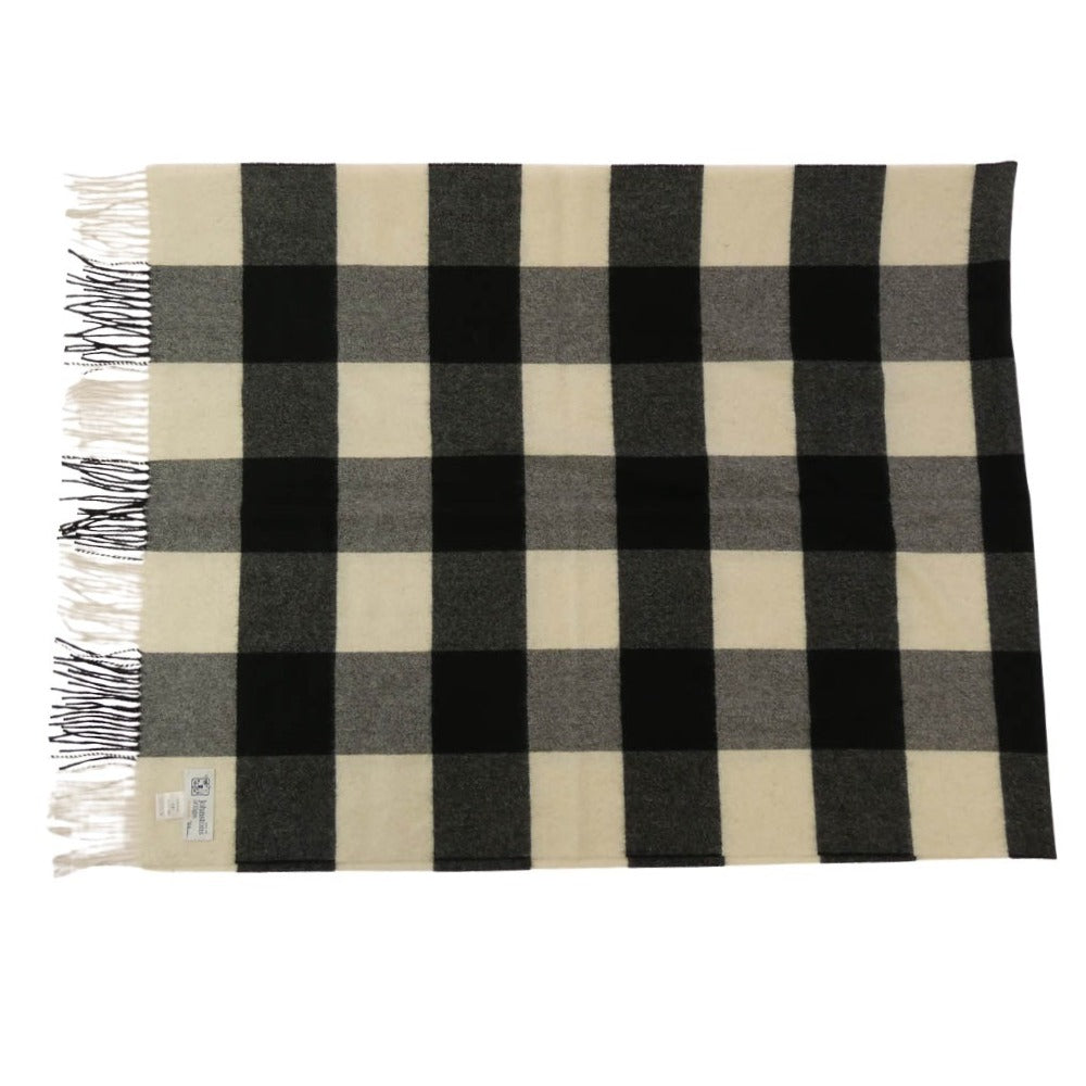 ジョンストンズ カシミヤ100% マフラー 大判 ストール【中古】