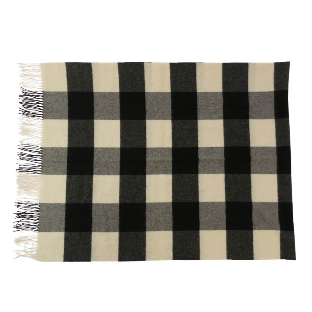 ジョンストンズ カシミヤ100% マフラー 大判 ストール【中古】