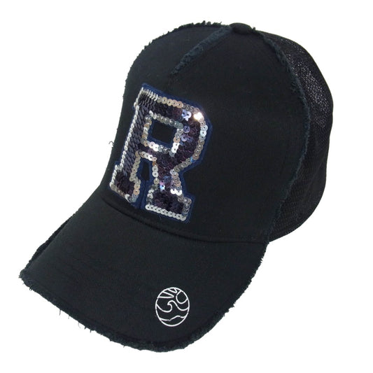 ヨシノリコタケ × Ron Herman ロンハーマン スパンコール R ロゴ キャップ ブラック系【中古】
